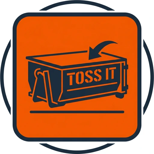 Toss It Dumpster Rental logo